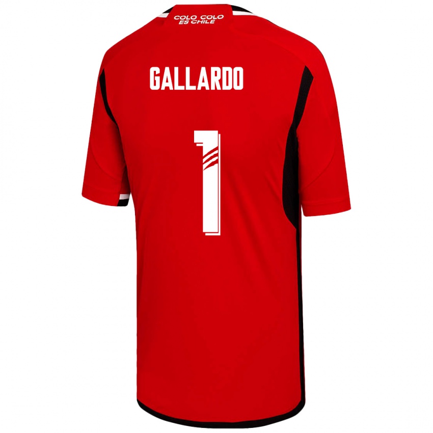 Heren Alexia Gallardo #1 Rood Uitshirt Uittenue 2023/24 T-Shirt