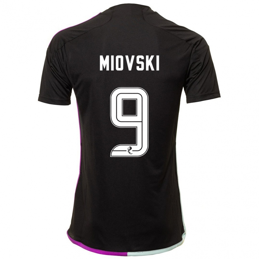 Heren Bojan Miovski #9 Zwart Uitshirt Uittenue 2023/24 T-Shirt