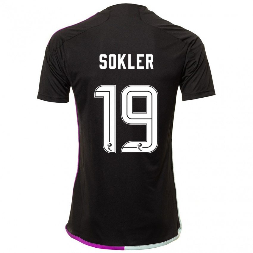 Heren Ester Sokler #19 Zwart Uitshirt Uittenue 2023/24 T-Shirt