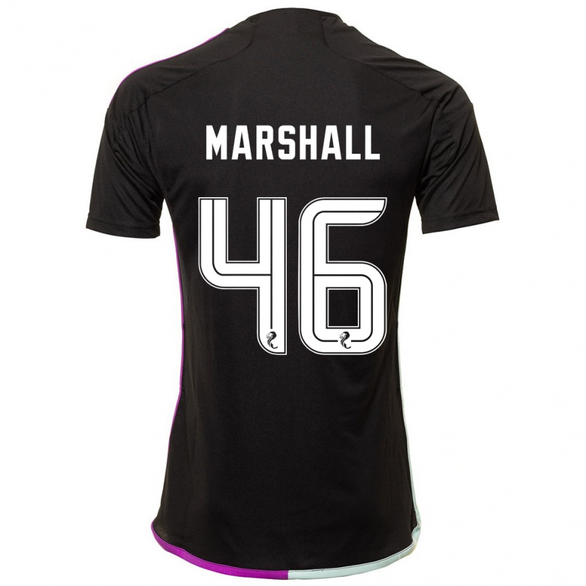 Heren Findlay Marshall #46 Zwart Uitshirt Uittenue 2023/24 T-Shirt