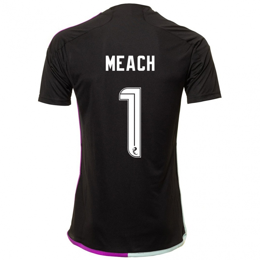 Heren Aaliyah-Jay Meach #1 Zwart Uitshirt Uittenue 2023/24 T-Shirt