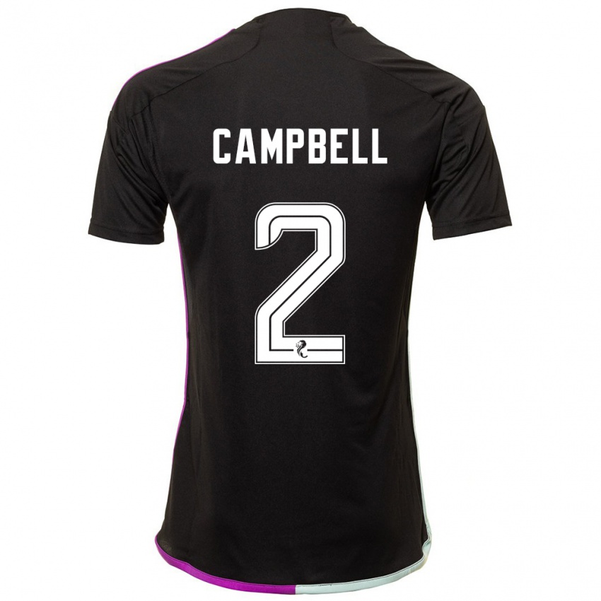 Heren Loren Campbell #2 Zwart Uitshirt Uittenue 2023/24 T-Shirt