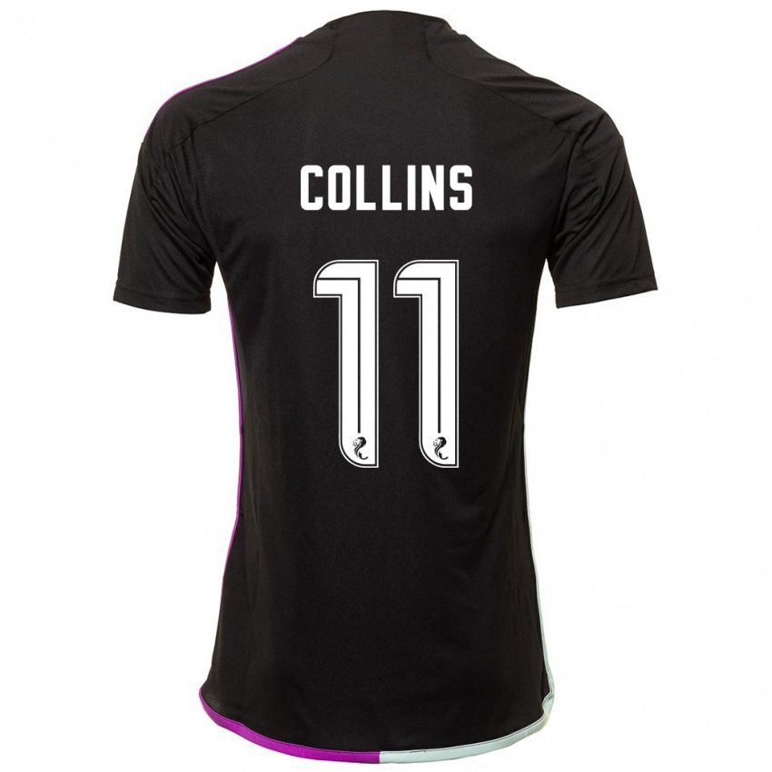 Heren Bailley Collins #11 Zwart Uitshirt Uittenue 2023/24 T-Shirt