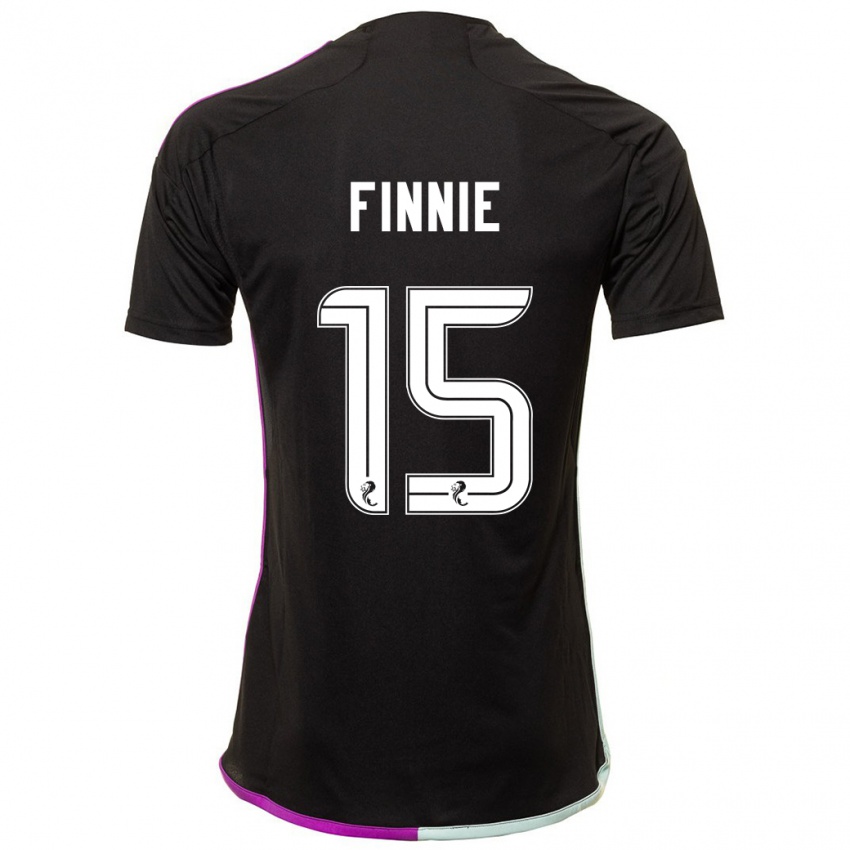 Heren Maddison Finnie #15 Zwart Uitshirt Uittenue 2023/24 T-Shirt