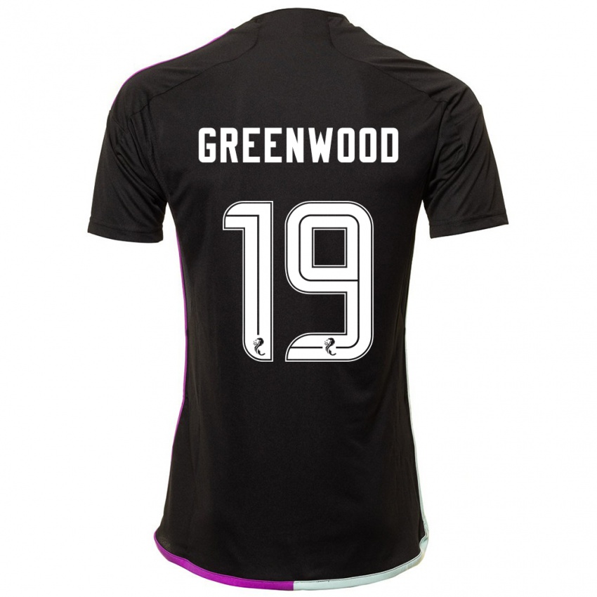 Heren Brodie Greenwood #19 Zwart Uitshirt Uittenue 2023/24 T-Shirt