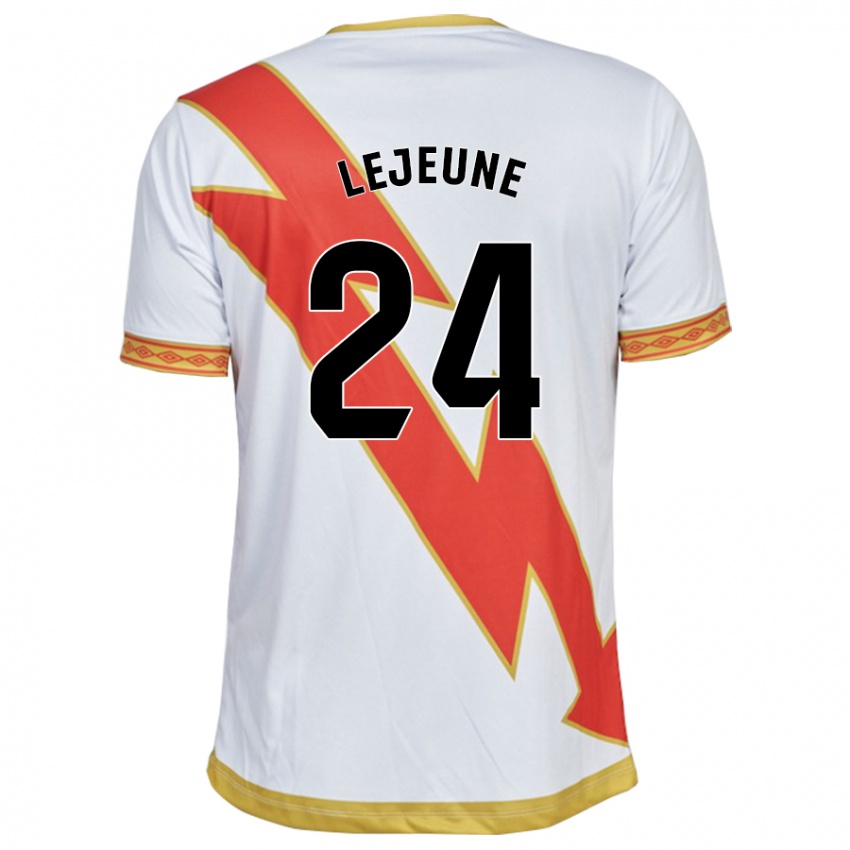 Dames Florian Lejeune #24 Wit Thuisshirt Thuistenue 2023/24 T-Shirt