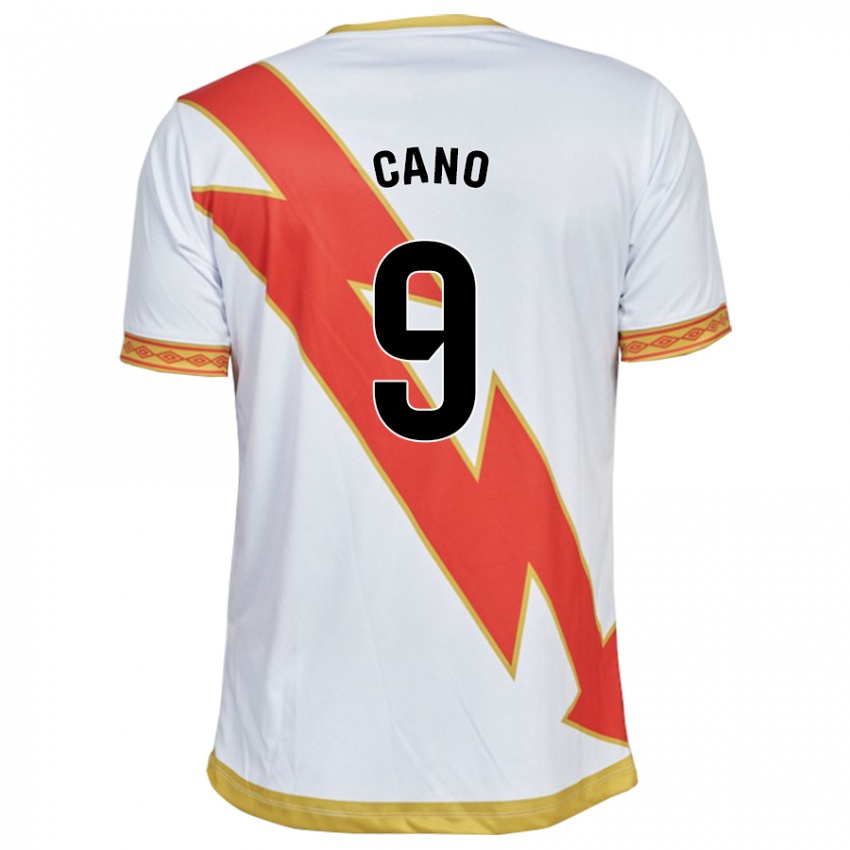 Dames Joselu Cano #9 Wit Thuisshirt Thuistenue 2023/24 T-Shirt