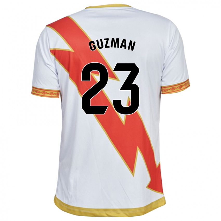 Dames Miguel Guzmán #23 Wit Thuisshirt Thuistenue 2023/24 T-Shirt