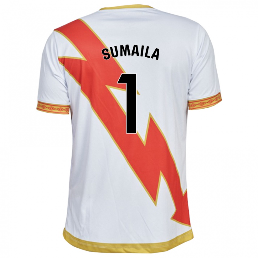 Dames Sherifatu Sumaila #1 Wit Thuisshirt Thuistenue 2023/24 T-Shirt