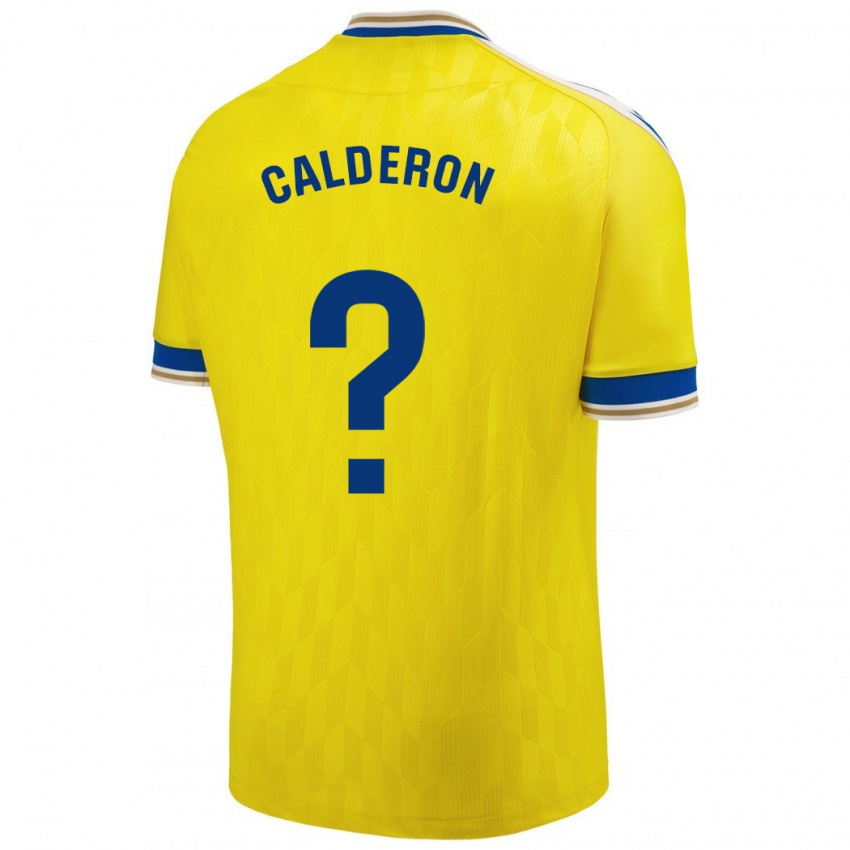 Dames Martín Calderón #0 Geel Thuisshirt Thuistenue 2023/24 T-Shirt