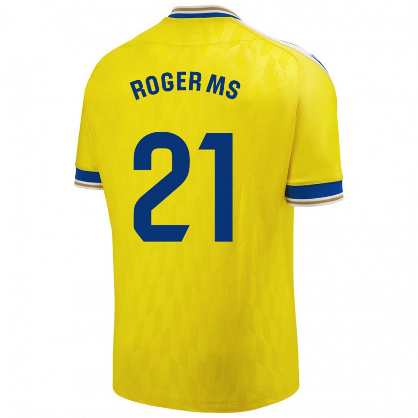 Dames Roger Martí #21 Geel Thuisshirt Thuistenue 2023/24 T-Shirt