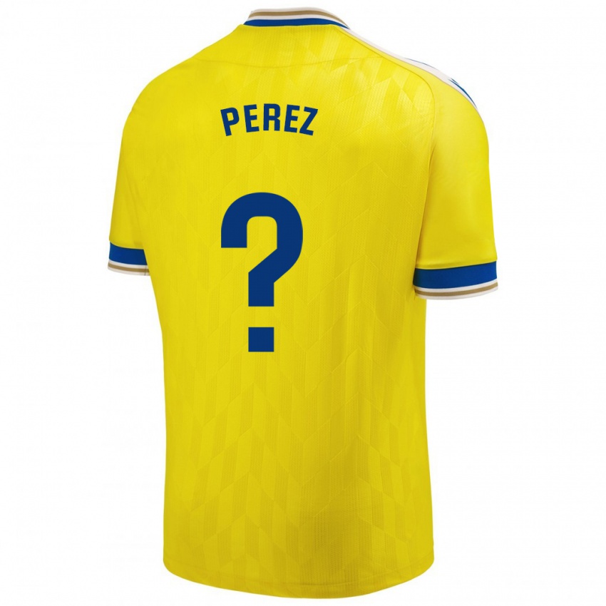 Dames Ángel Pérez #0 Geel Thuisshirt Thuistenue 2023/24 T-Shirt