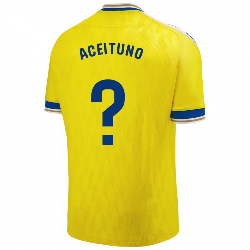 Dames Marcos Aceituno #0 Geel Thuisshirt Thuistenue 2023/24 T-Shirt