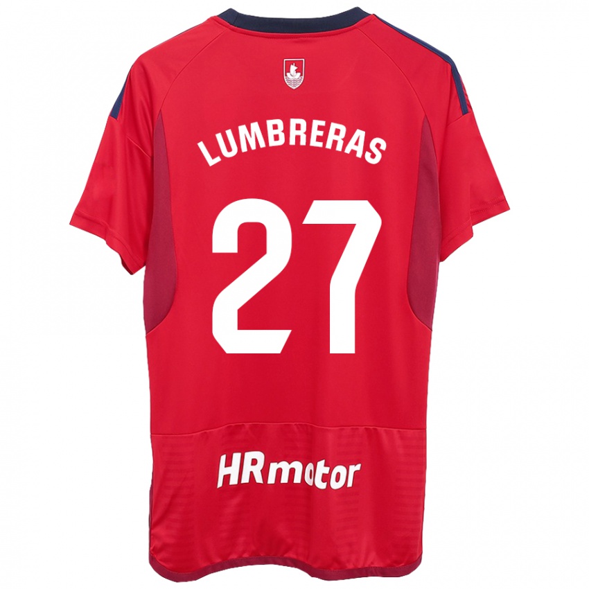 Dames Carlos Lumbreras #27 Rood Thuisshirt Thuistenue 2023/24 T-Shirt