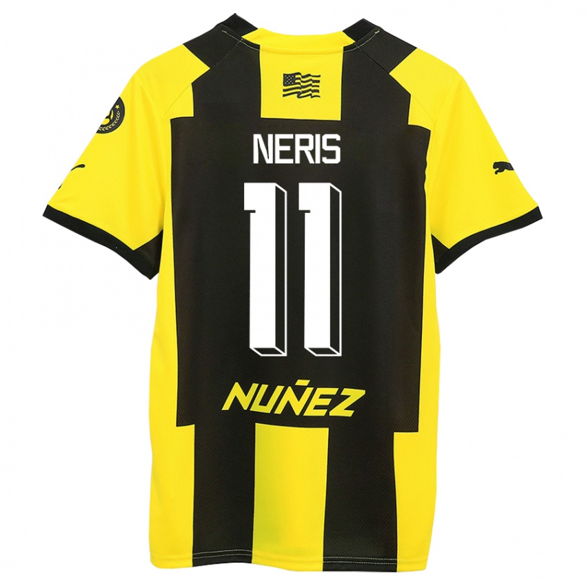 Dames José Neris #11 Geel Zwart Thuisshirt Thuistenue 2023/24 T-Shirt