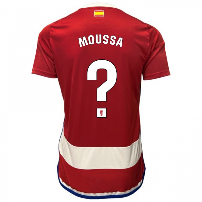 Dames Ismael Mahamadou Moussa #0 Rood Thuisshirt Thuistenue 2023/24 T-Shirt