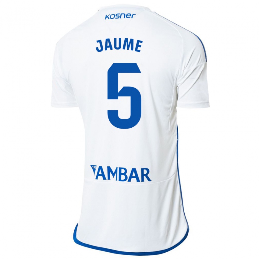 Dames Jaume Grau #5 Wit Thuisshirt Thuistenue 2023/24 T-Shirt