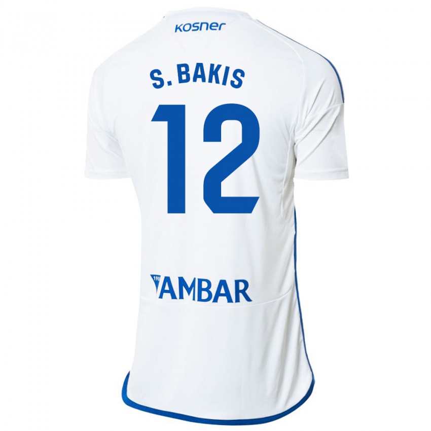 Dames Sinan Bakış #12 Wit Thuisshirt Thuistenue 2023/24 T-Shirt