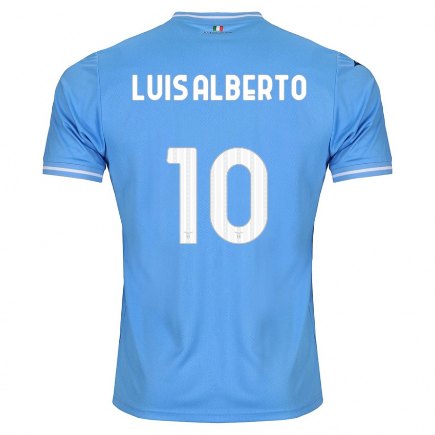 Dames Luis Alberto #10 Blauw Thuisshirt Thuistenue 2023/24 T-Shirt
