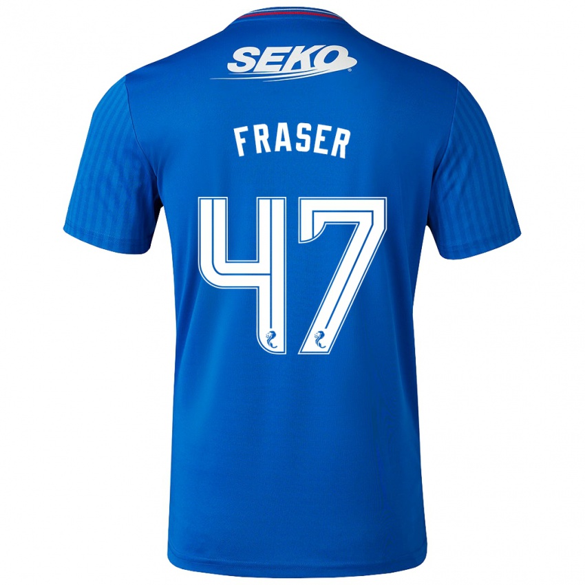 Dames Robbie Fraser #47 Blauw Thuisshirt Thuistenue 2023/24 T-Shirt