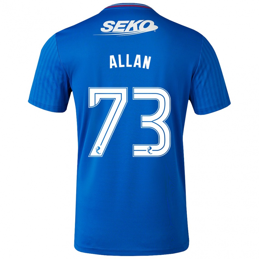 Dames Connor Allan #73 Blauw Thuisshirt Thuistenue 2023/24 T-Shirt