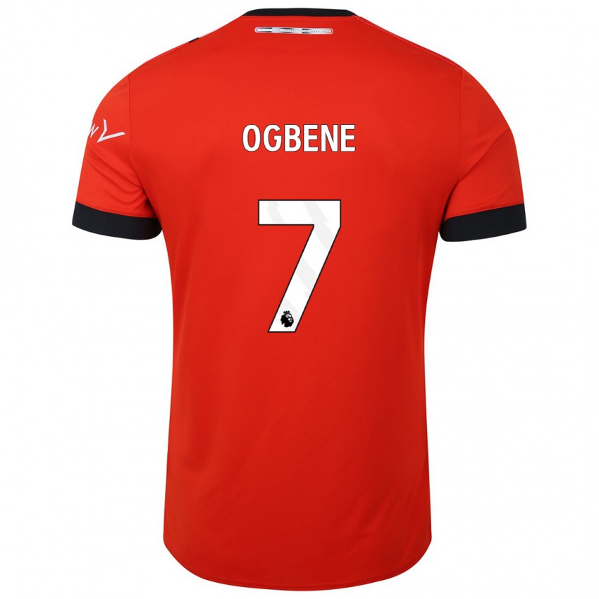 Dames Chiedozie Ogbene #7 Rood Thuisshirt Thuistenue 2023/24 T-Shirt