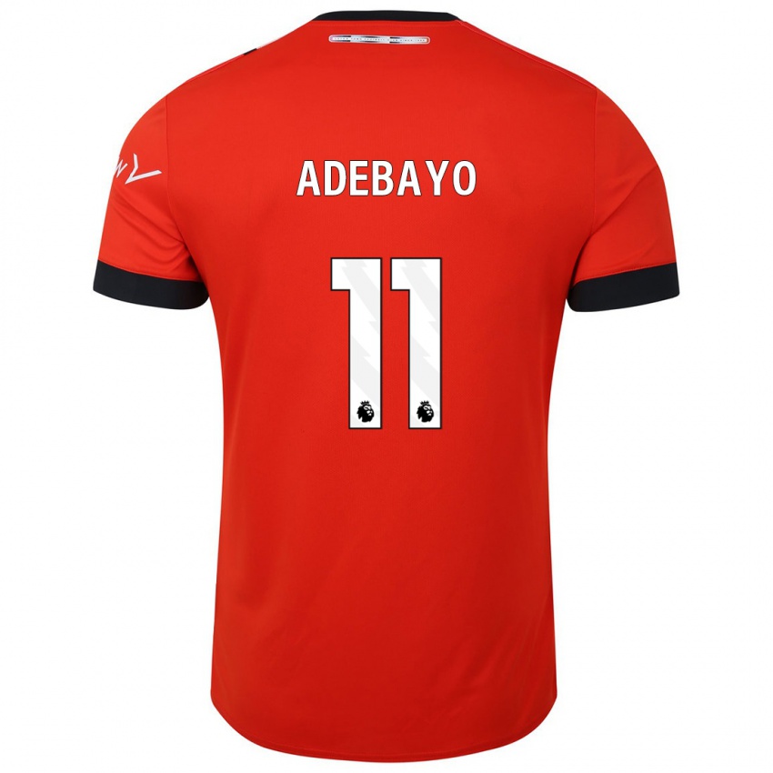 Dames Elijah Adebayo #11 Rood Thuisshirt Thuistenue 2023/24 T-Shirt