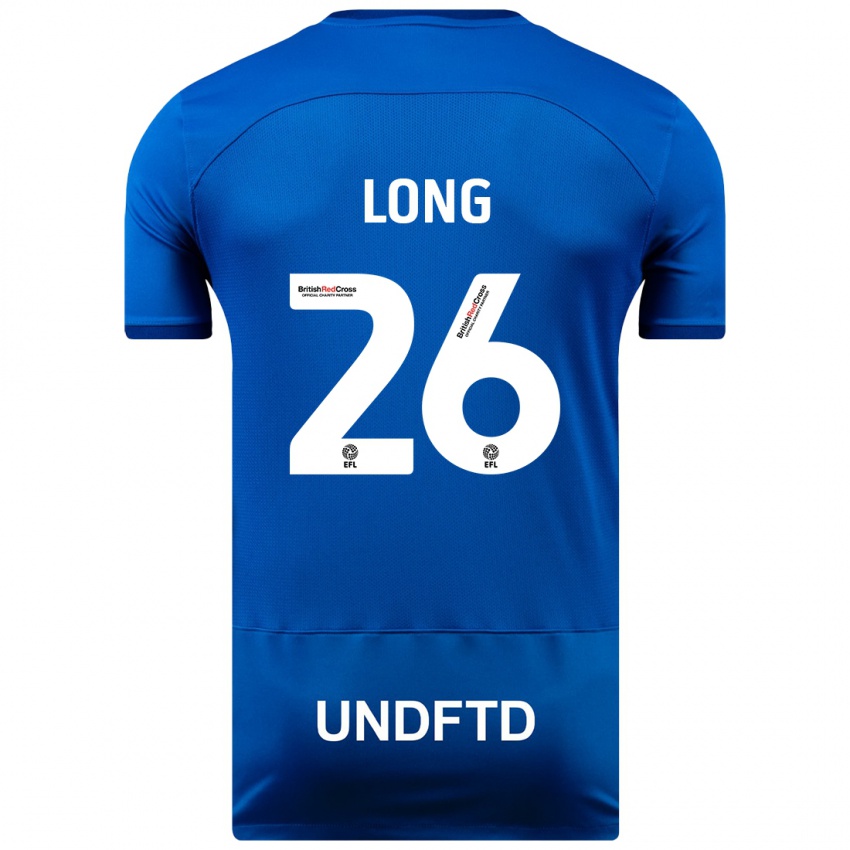 Dames Kevin Long #26 Blauw Thuisshirt Thuistenue 2023/24 T-Shirt