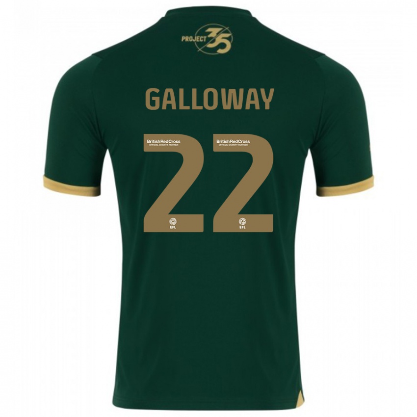 Dames Brendan Galloway #22 Groente Thuisshirt Thuistenue 2023/24 T-Shirt