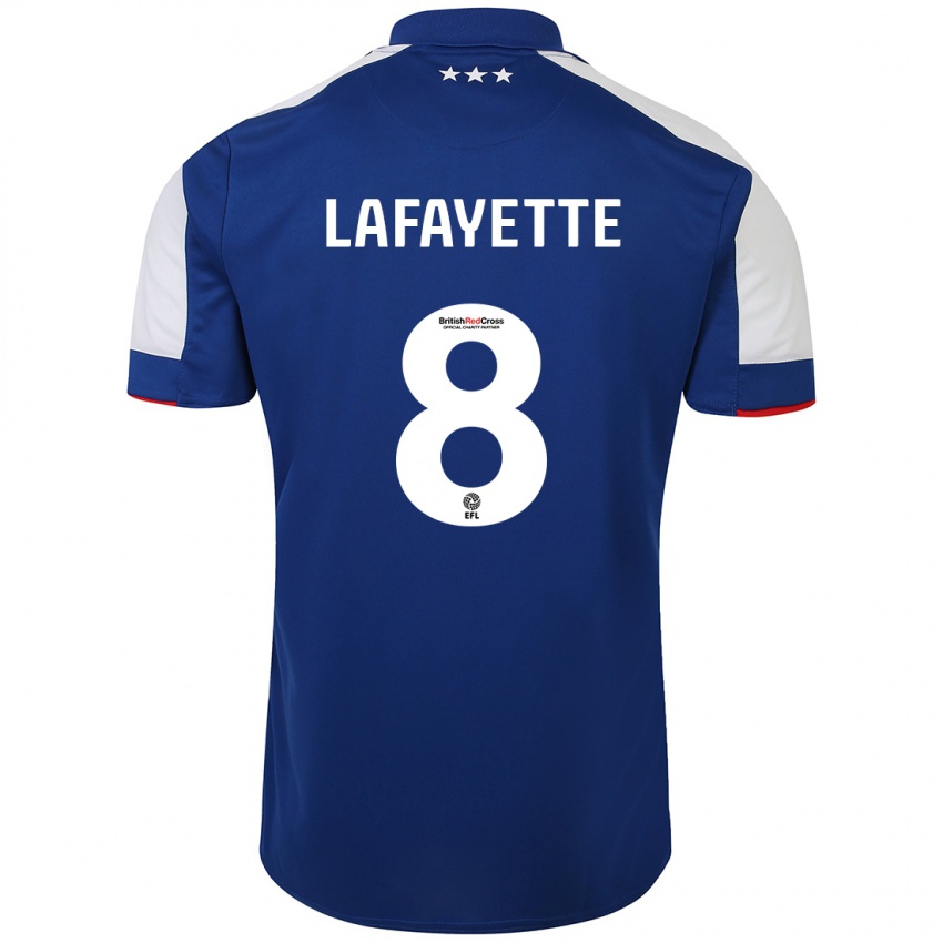 Dames Abbie Lafayette #8 Blauw Thuisshirt Thuistenue 2023/24 T-Shirt