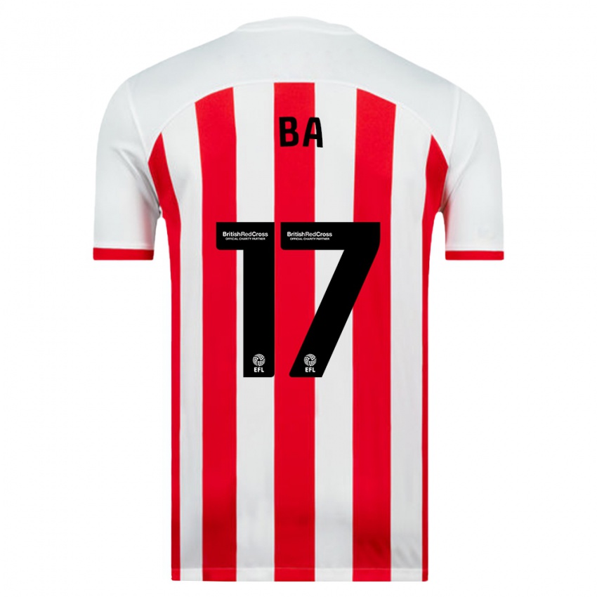 Dames Abdoullah Ba #17 Wit Thuisshirt Thuistenue 2023/24 T-Shirt