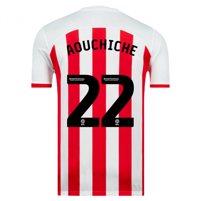 Dames Adil Aouchiche #22 Wit Thuisshirt Thuistenue 2023/24 T-Shirt