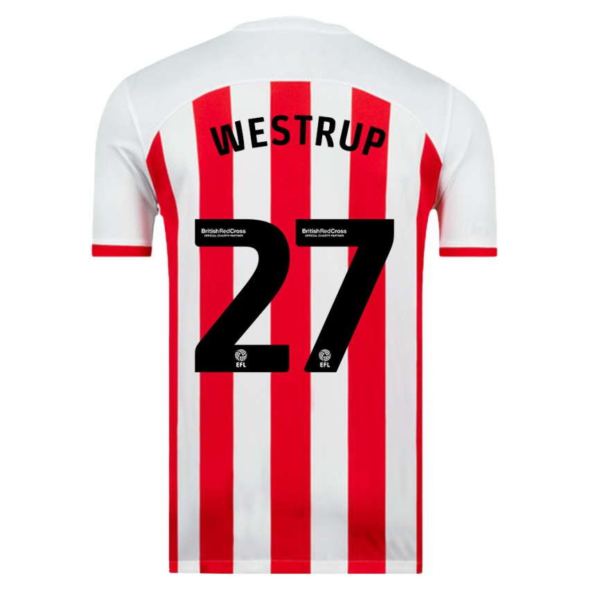 Dames Brianna Westrup #27 Wit Thuisshirt Thuistenue 2023/24 T-Shirt