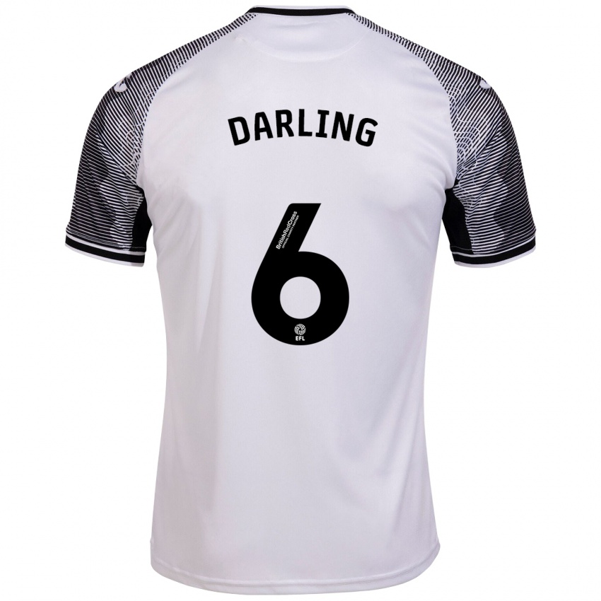 Dames Harry Darling #6 Wit Thuisshirt Thuistenue 2023/24 T-Shirt