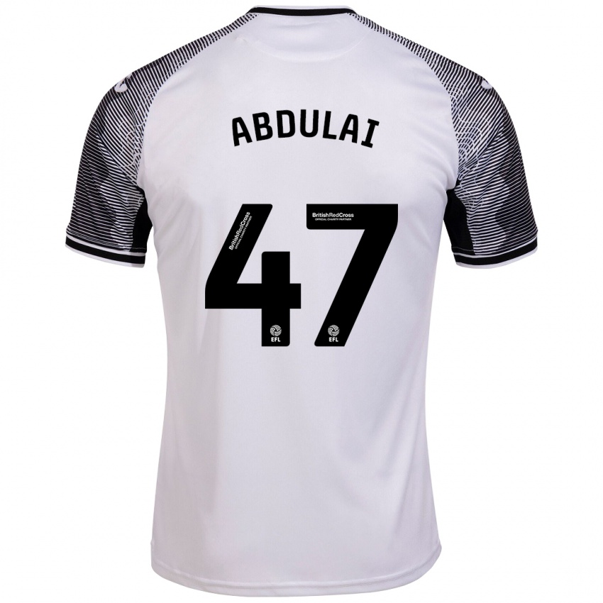 Dames Azeem Abdulai #47 Wit Thuisshirt Thuistenue 2023/24 T-Shirt