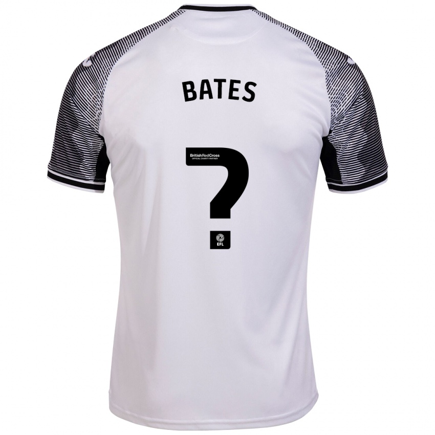 Dames Mitchell Bates #0 Wit Thuisshirt Thuistenue 2023/24 T-Shirt