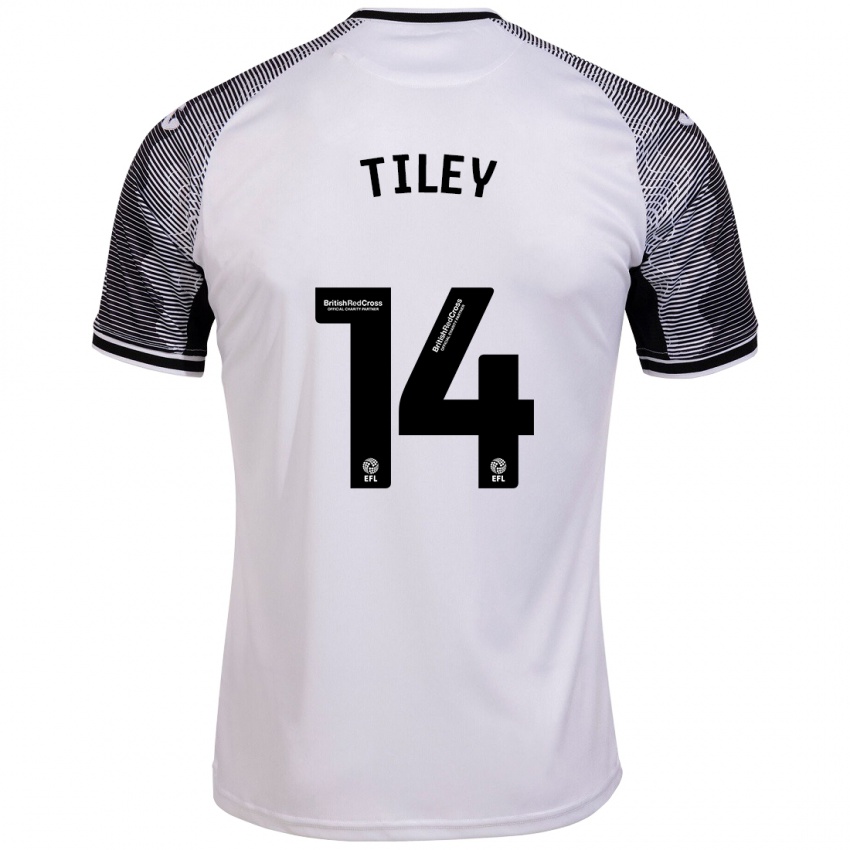 Dames Chloe Tiley #14 Wit Thuisshirt Thuistenue 2023/24 T-Shirt