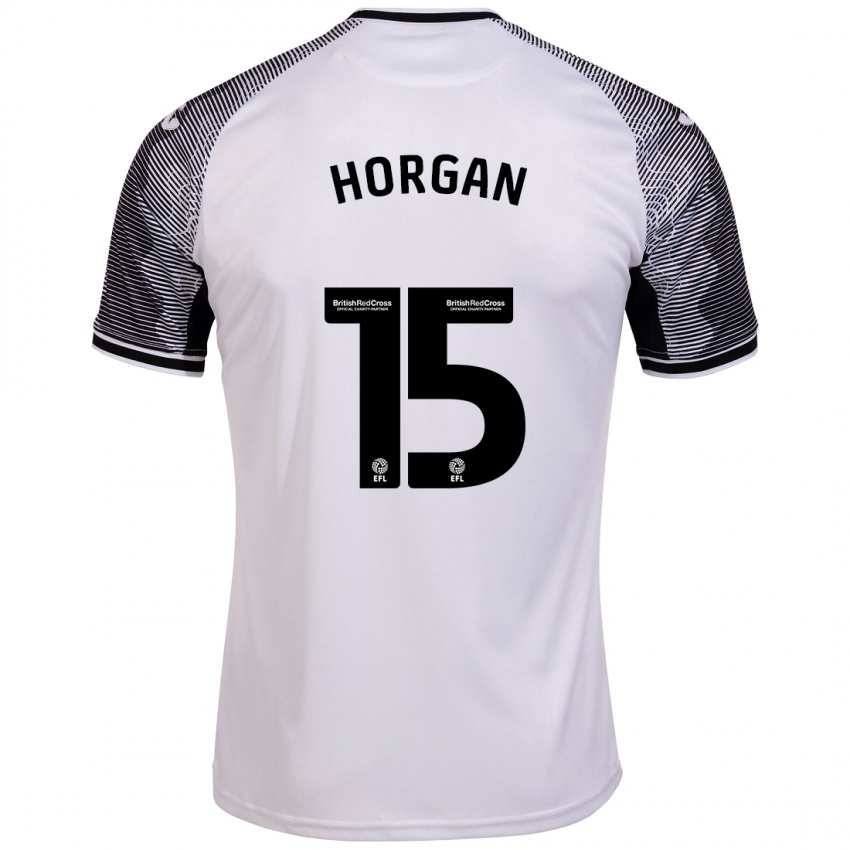 Dames Gwenan Horgan #15 Wit Thuisshirt Thuistenue 2023/24 T-Shirt