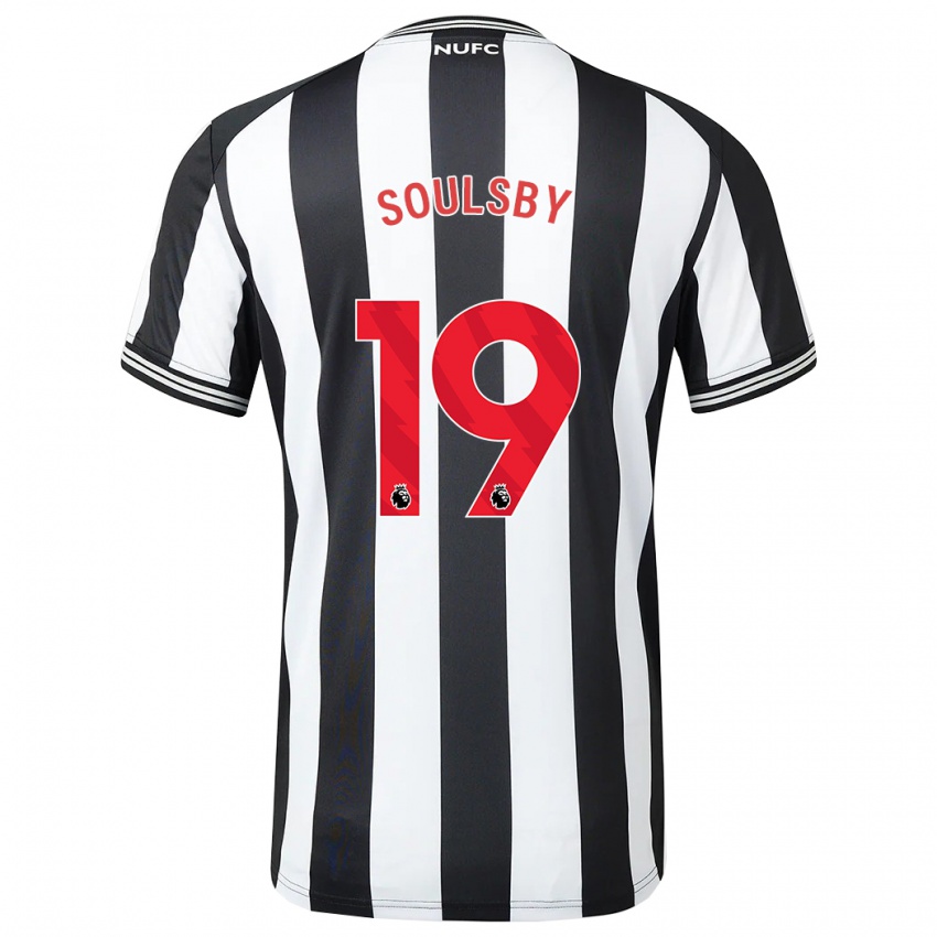 Dames Anna Soulsby #19 Zwart Wit Thuisshirt Thuistenue 2023/24 T-Shirt