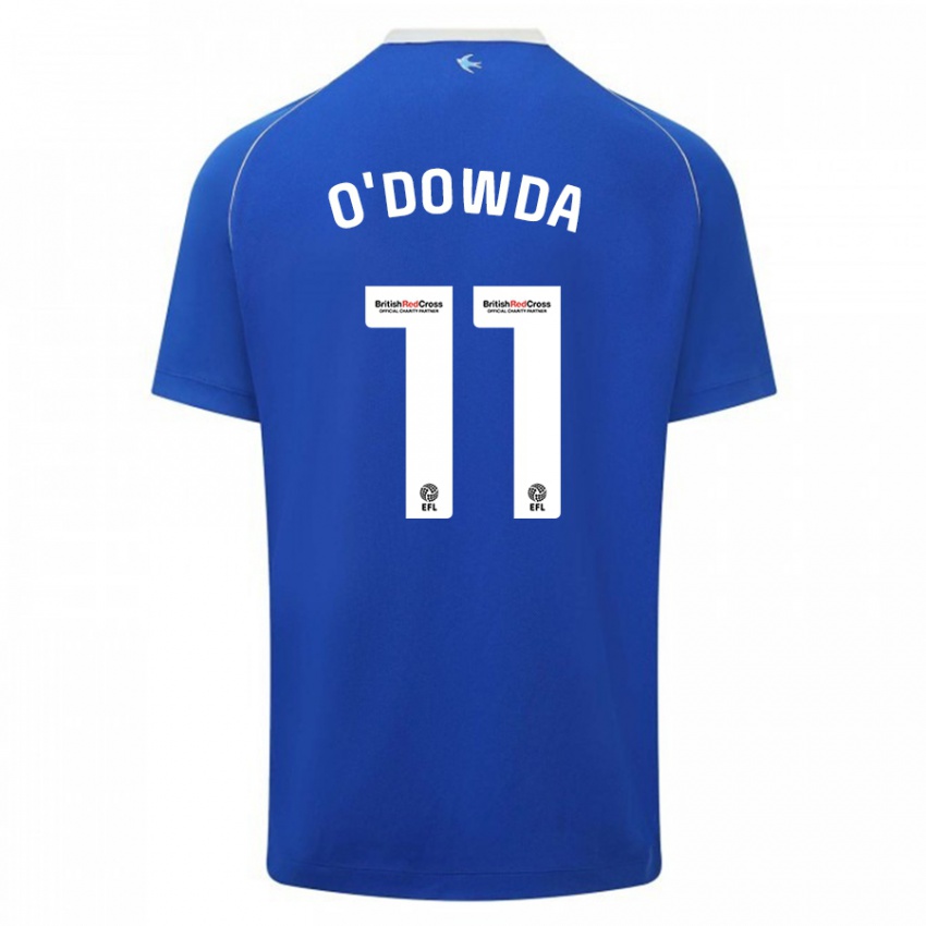 Dames Callum O'dowda #11 Blauw Thuisshirt Thuistenue 2023/24 T-Shirt