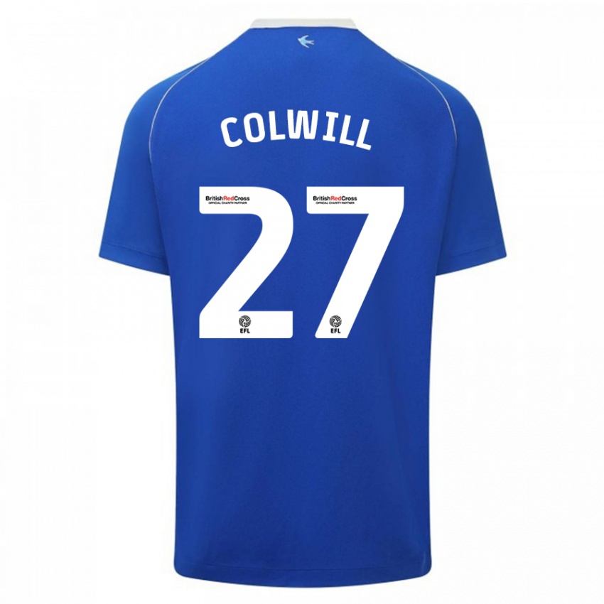 Dames Rubin Colwill #27 Blauw Thuisshirt Thuistenue 2023/24 T-Shirt