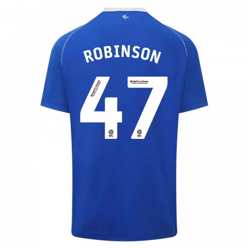 Dames Callum Robinson #47 Blauw Thuisshirt Thuistenue 2023/24 T-Shirt