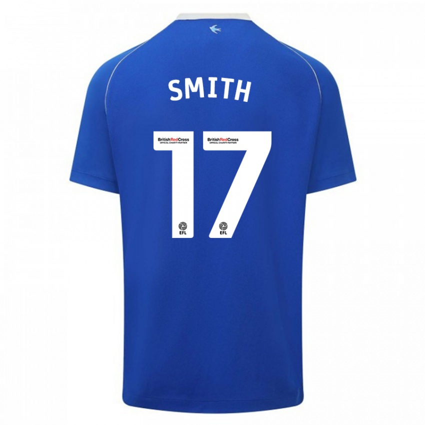 Dames Hollie Smith #17 Blauw Thuisshirt Thuistenue 2023/24 T-Shirt