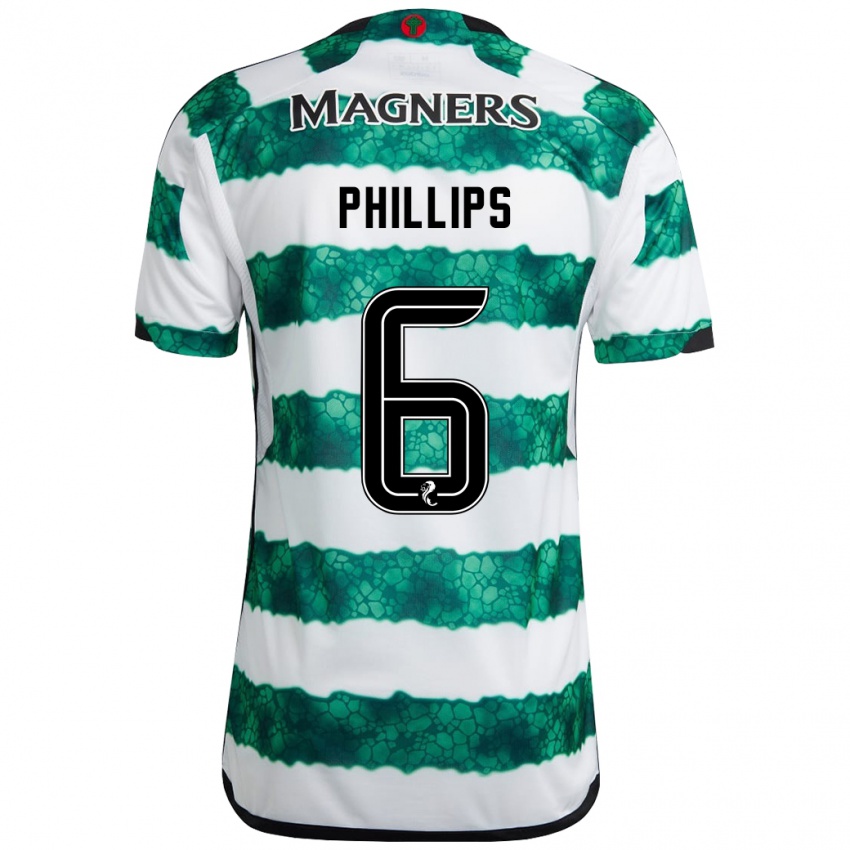 Dames Nathaniel Phillips #6 Groente Thuisshirt Thuistenue 2023/24 T-Shirt