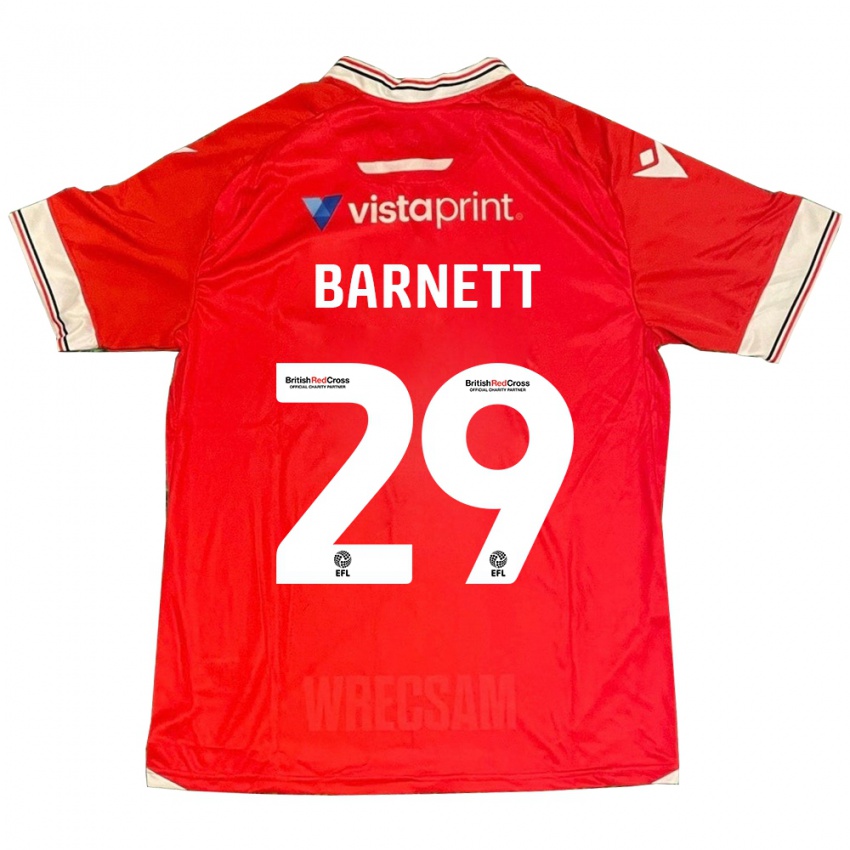 Dames Ryan Barnett #29 Rood Thuisshirt Thuistenue 2023/24 T-Shirt