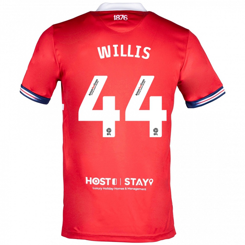 Dames Pharrell Willis #44 Rood Thuisshirt Thuistenue 2023/24 T-Shirt