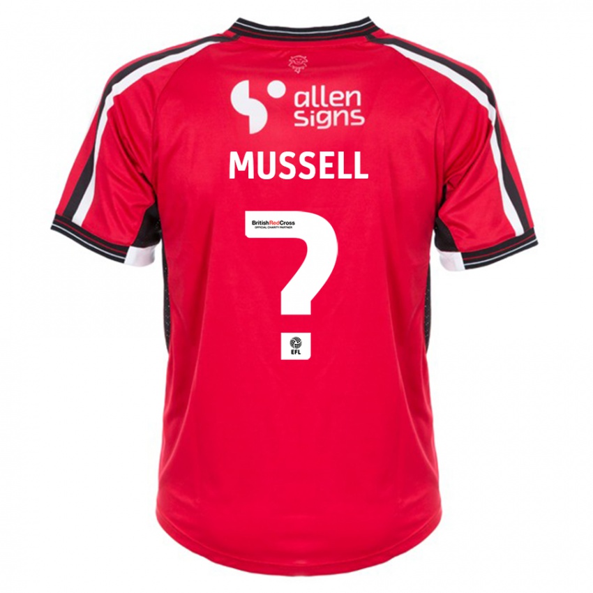 Dames Theo Mussell #0 Rood Thuisshirt Thuistenue 2023/24 T-Shirt