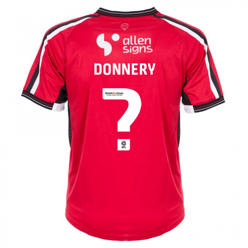 Dames Julian Donnery #0 Rood Thuisshirt Thuistenue 2023/24 T-Shirt