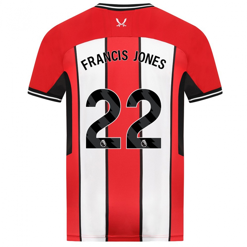 Dames Maria Francis-Jones #22 Rood Thuisshirt Thuistenue 2023/24 T-Shirt
