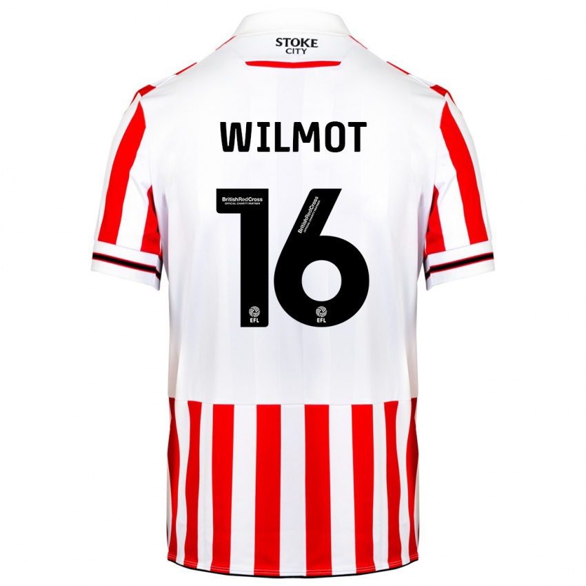 Dames Ben Wilmot #16 Rood Wit Thuisshirt Thuistenue 2023/24 T-Shirt